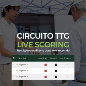 ⛳ TTG Live Scoring  | Layos Golf. Sabado 20 de julio. Tiro 09:00h